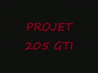 Projet 205 GTI