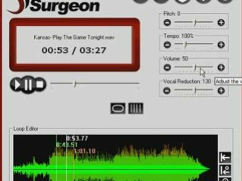 Learn guitar songs more easily by reducing vocals in music