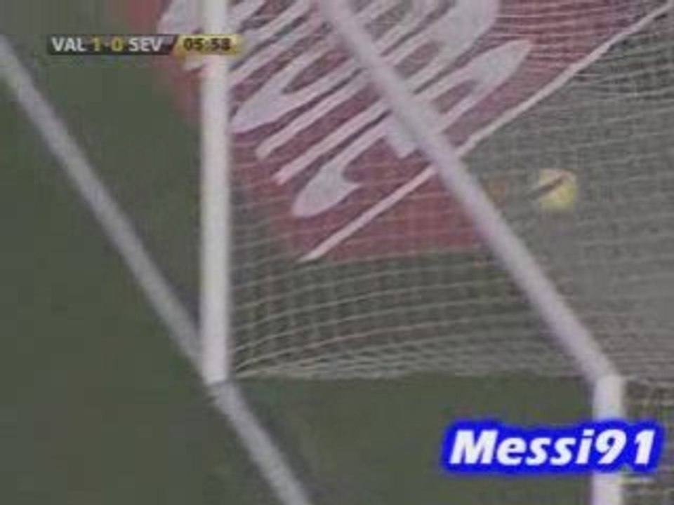 FC VALENCE - FC SEVILLE 1-0 BUT DE VILLA COUPE D'ESPAGNE