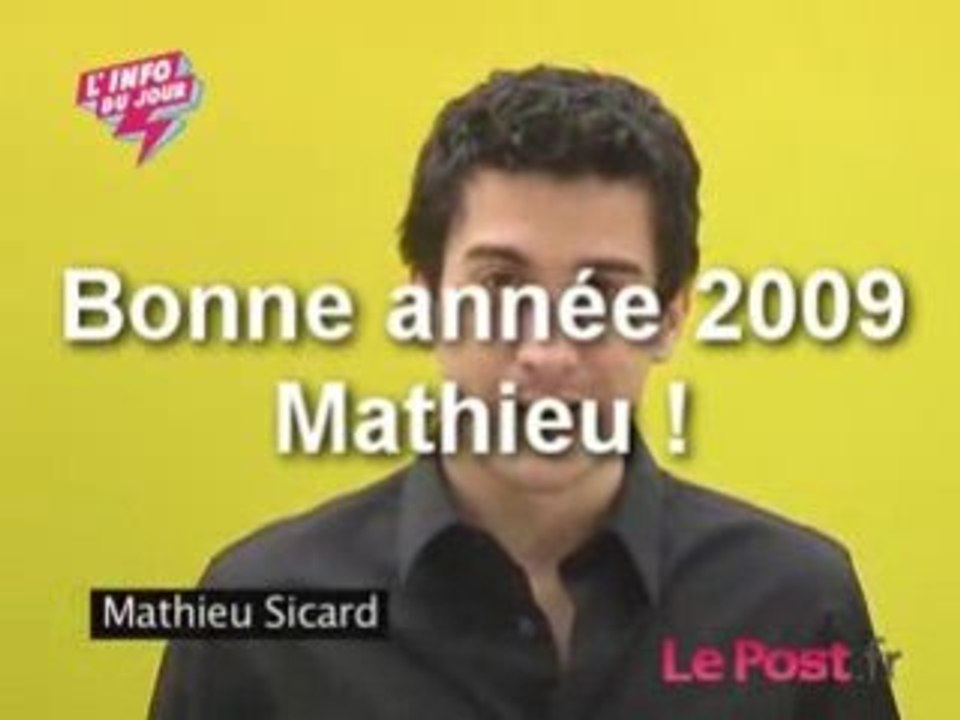 Bonne année Mathieu !