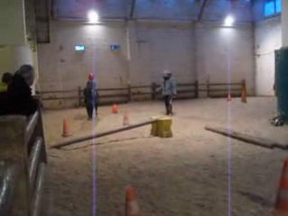 1er cours d'obstacle !!!