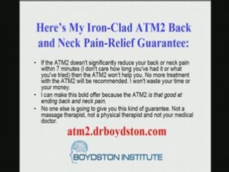 Fast Neck Pain Relief...Guaranteed! Fresno, CA