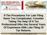 Drew Miles | Tax Filing Tip Filing Late