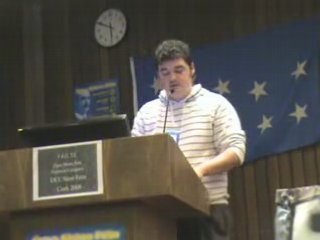 Barry McColgan addresses the National Congress