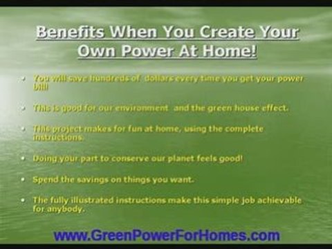 Homemade Solar & Wind Renewable Energy Systems