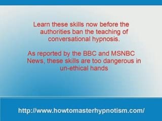 Learn Conversational Hypnosis From the Masters