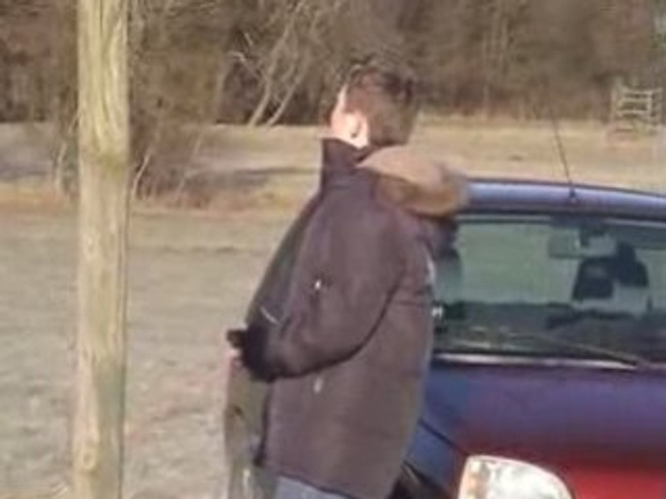 Modellrakete Neujahr 2009