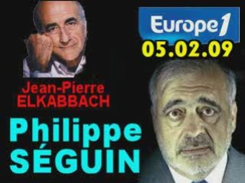 ITW de Philippe Seguin (05.02.09)
