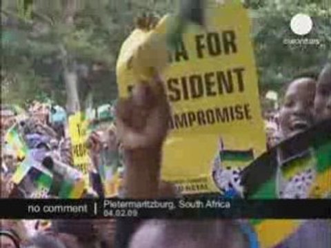 Rassemblement autour de Jacob Zuma en Afrique du Sud