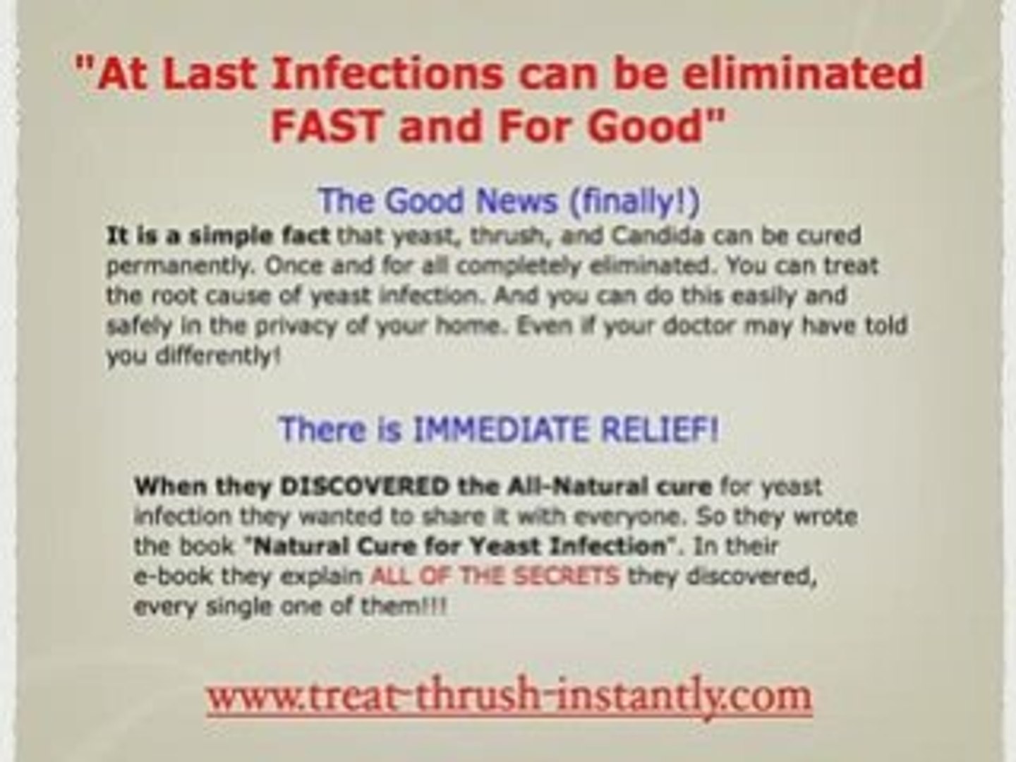 cure for thrush