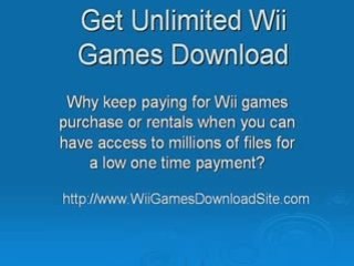 Wii Games Downloads