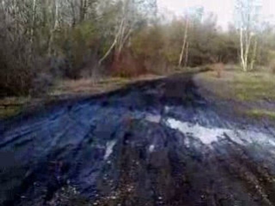 tour terrain de moto cross