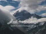 Mt Cook New Zealand Mountain stock footage