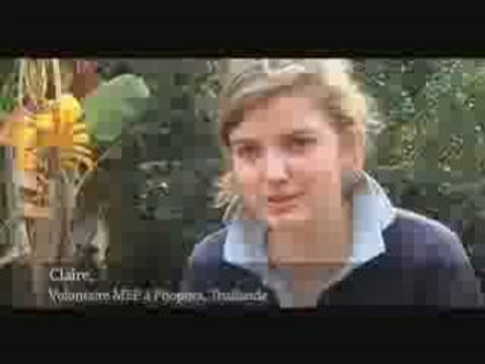 Claire, Volontaire MEP en Thailande