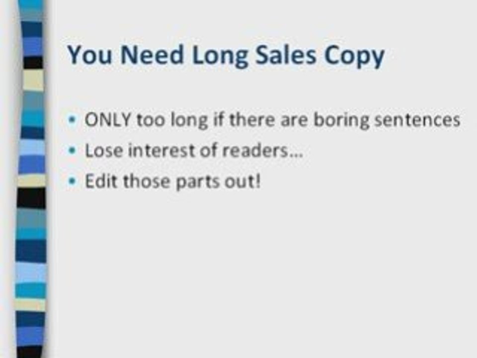 Should You Write Long or Short Sales Copy?