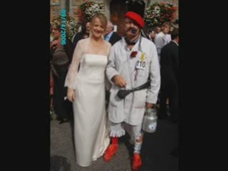 Mario et son petit velo dans la course à pied..