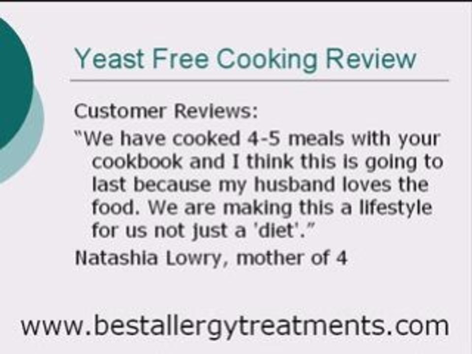 Best Allergy Treatments - Yeast Free Cooking Review