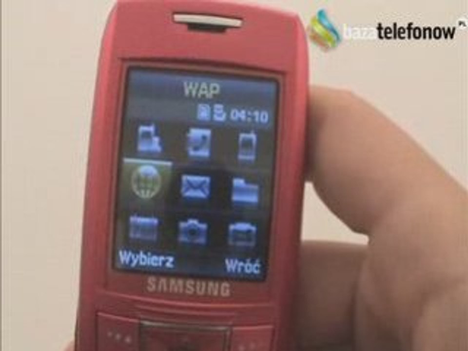 Prezentacja telefonu Samsung SGH-E250V