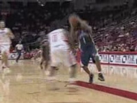 NBA Rudy Gay demonstrates his passion for music and dunking.