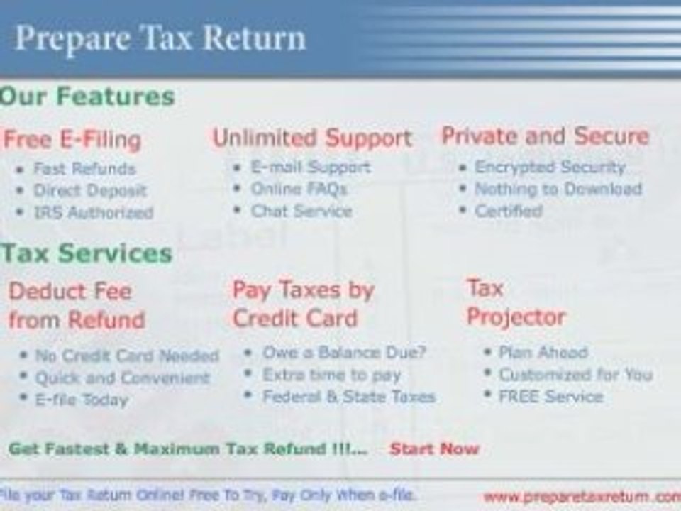 Prepare Tax Return