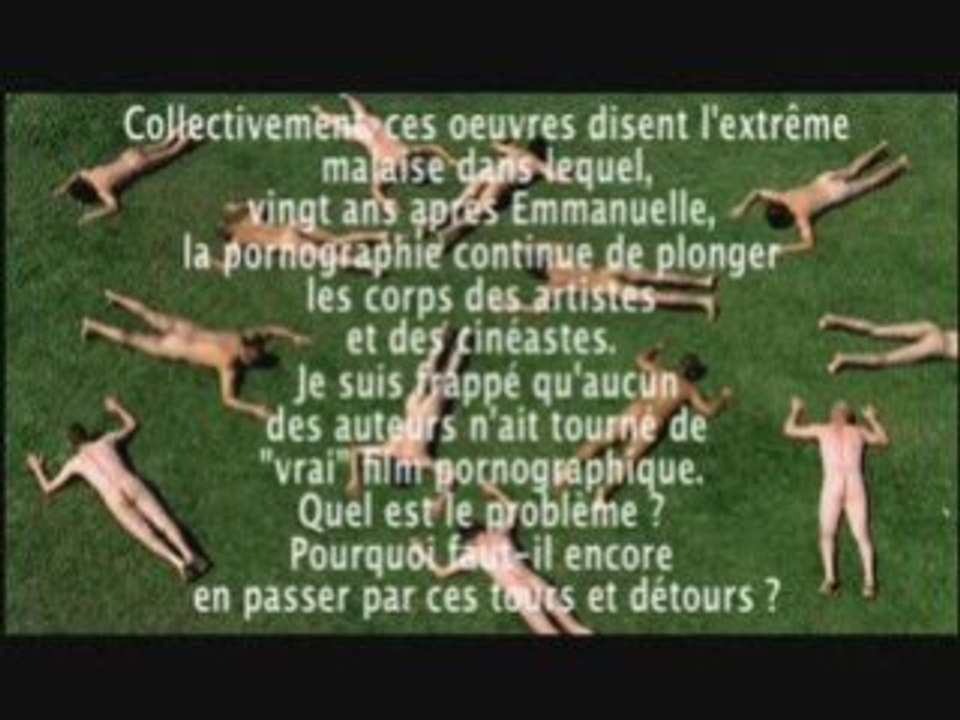 Pornographia - Partiel Pratique de montage