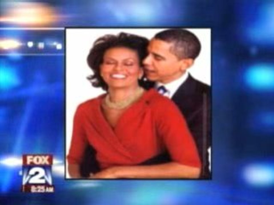 Michelle et Barack Obama touchent, embrassent et se fistent