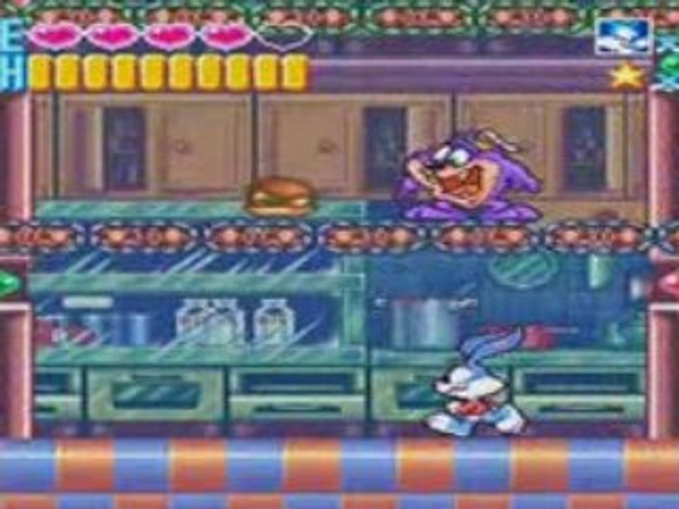 Test de Tiny Toons sur SNES