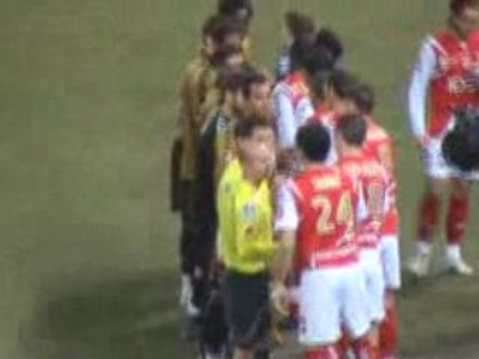 reims - strasbourg entree des joueurs