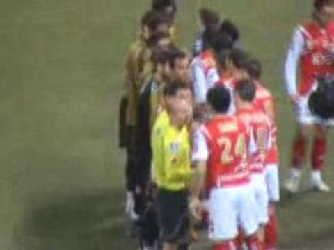 reims - strasbourg entree des joueurs