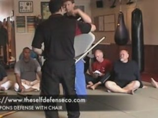 The Self Defense Co - Defense with chair