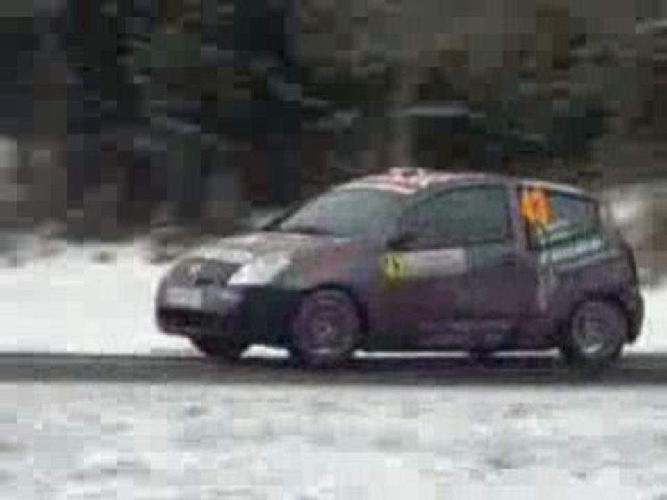 Rallye monte carlo 2009 irc poutot citroên c2 r2 max neige