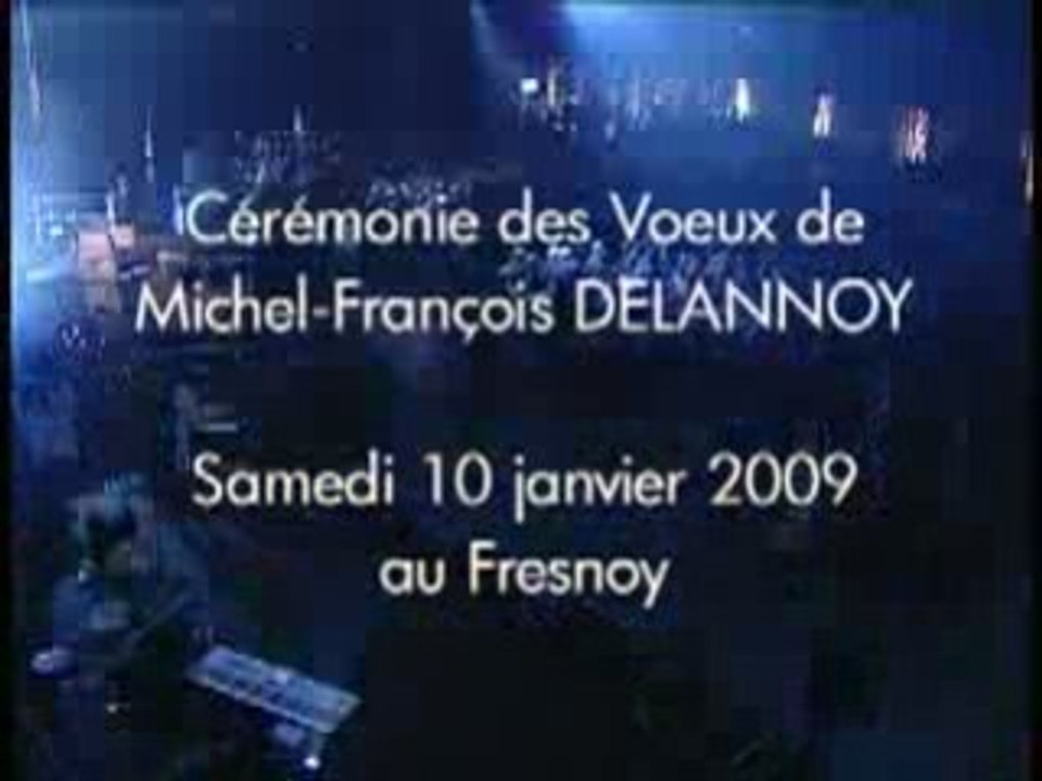 Cérémonie des Voeux du Maire 59200, Michel François Delannoy