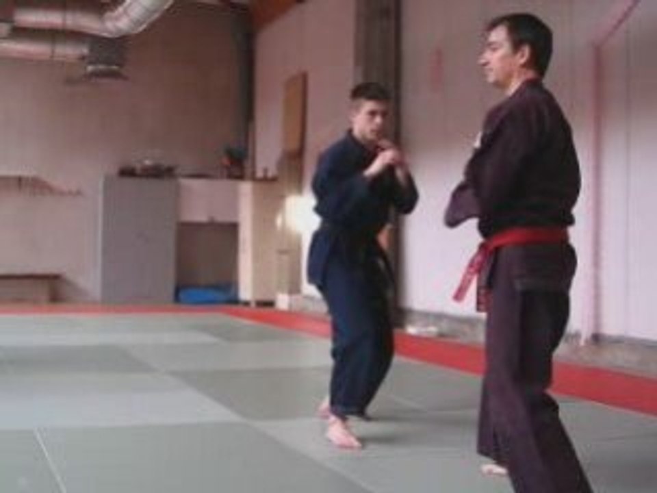 Goshinkaï - Travail esquive 2 premiers déplacements