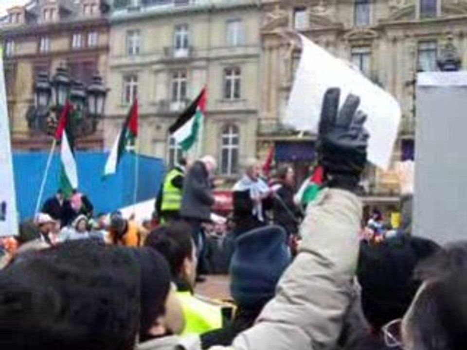 Demonstration gegen Israel wegen Krieg im Gaza