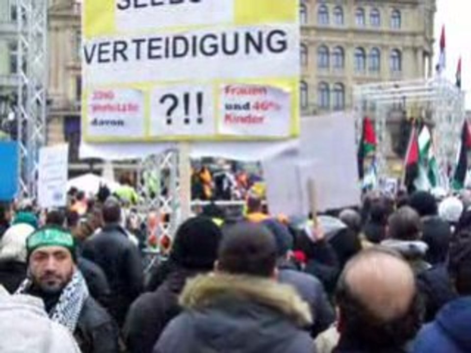 Demo. 17.01.09 Frankfurt wegen Gaza