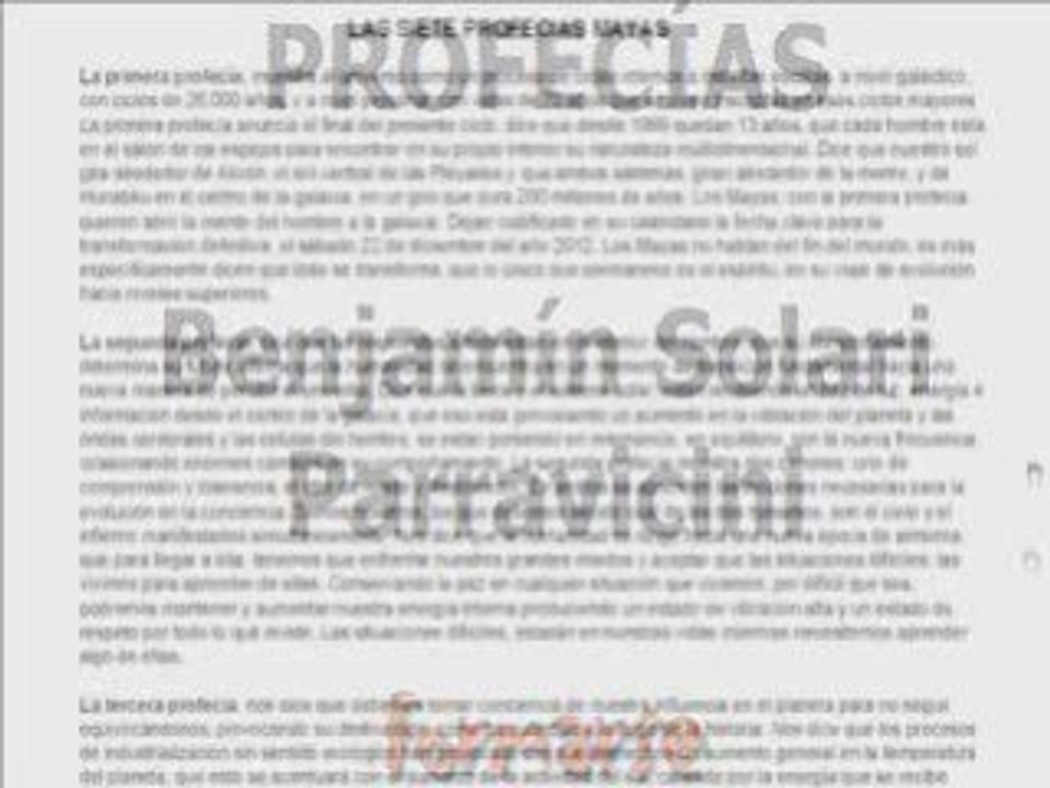 LAS PROFECIAS, LOS ILLUMINATIS Y MASONES