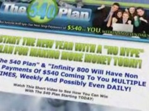 540 Plan & [Infinity 800] Multiple Times, Weekly & Daily