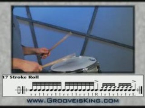 17 Stroke Roll - Drum Lessons - Drum Rudiments