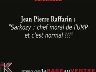 raffarin : "Sarkozy, chef moral de l'ump et c'est normal"