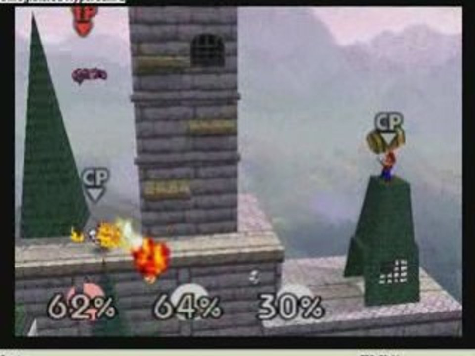 SSB64 Un combat de Mario...