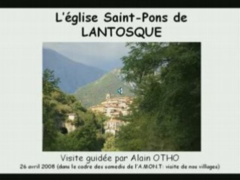 Visite Eglise Saint-Pons Lantosque