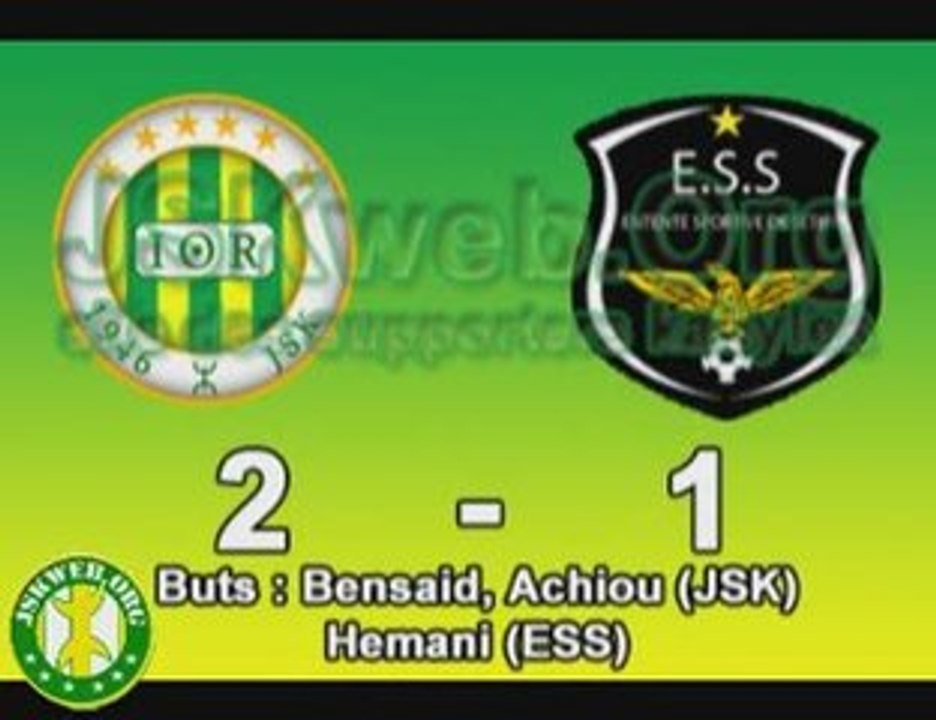 JSK 2-1 ESS Championnat 2008/2009