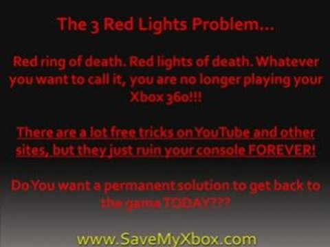 How To Fix An XBOX 360 With Red Ring Of Death - 3 Red Lights