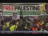 BBC Arabic London Pro palestinian demonstration