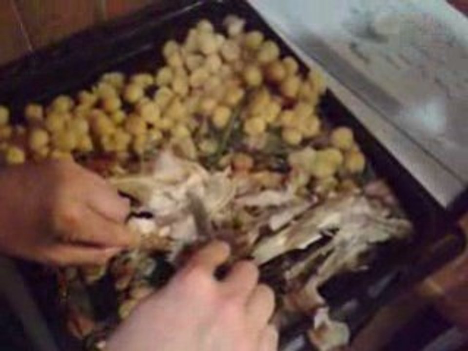 Decoupe du poulet façon LeDean ...