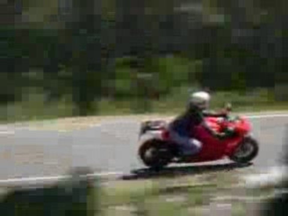 Raymond Roche essaie ma Ducati Desmosedici RR