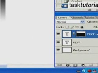 Text reflection effect in Photoshop - Tutorial