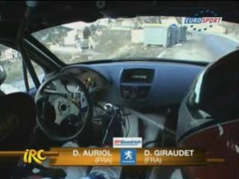 2009 IRC Monte Carlo day 1 Auriol crashes