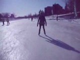 Ice skate sur le canal Rideau 3