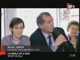 PUC _ Paris Université Club _ Michel SAMPER _ TV 24_01_09